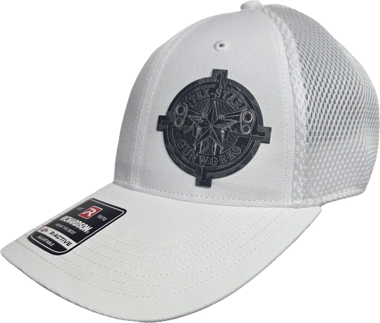 Adjustable Cap (White/Blackened Logo)